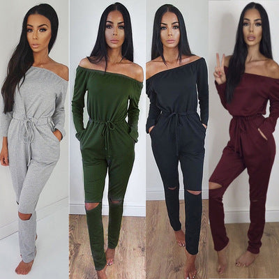 Collar Jumpsuit Leggings
