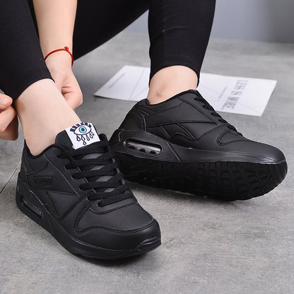 Pink Leather Sneakers