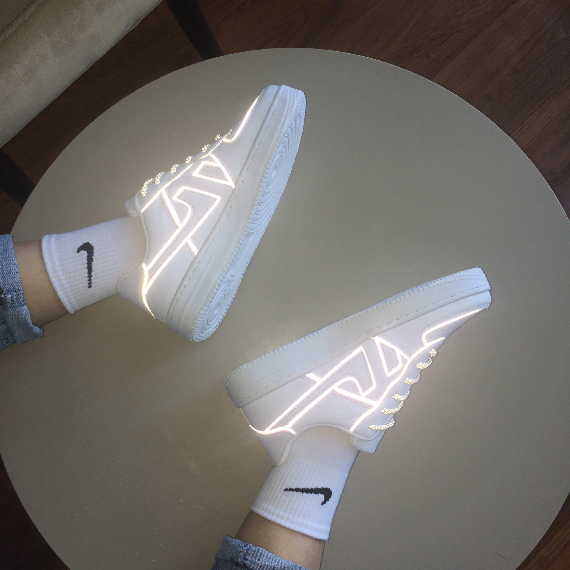 Reflective White Shoes III