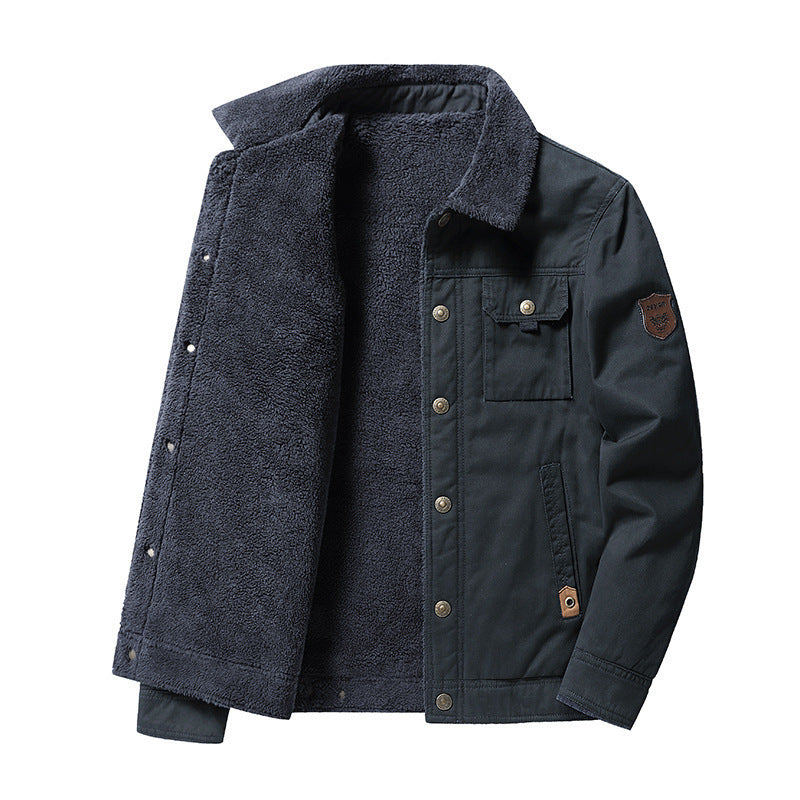 Fashion Polo Collar Jacket