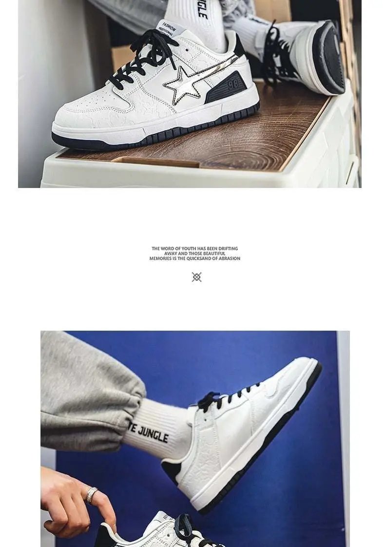 Product information:
 
 Color: LZ205 silver, LZ205 brown-orange
 
 Upper height: low top
 
 Heel height: low heel (1-3CM)
 
 Size: 37,38,39,40,41,42,43,44,45,46
 
 SRetro Flat SneakerMENS SNEAKERSROBS FASHIONSWEAR 114'SROBS FASHIONSWEAR 114’SRetro Flat Sneaker