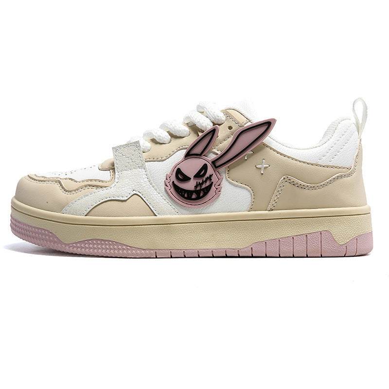 Product information:
 
 Pattern: color matching
 
 Applicable sports: Universal
 
 Lining material: Mesh
 
 Color: beige, white and gray
 
 Upper height: low top
 
 Couple  SneakersMENS SNEAKERSROBS FASHIONSWEAR 114'SROBS FASHIONSWEAR 114’SCouple Sneakers