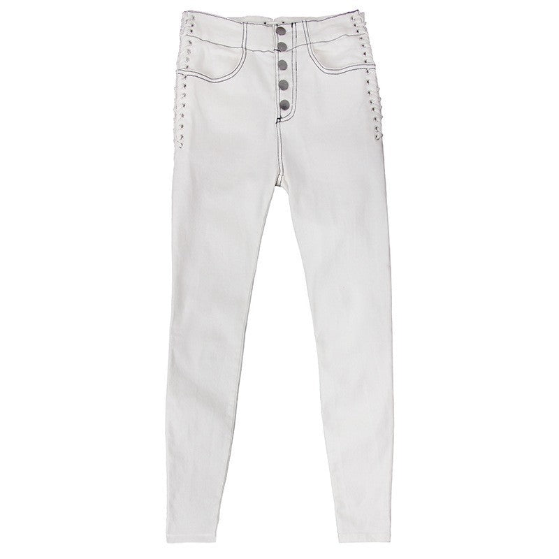 Versatile white jeans