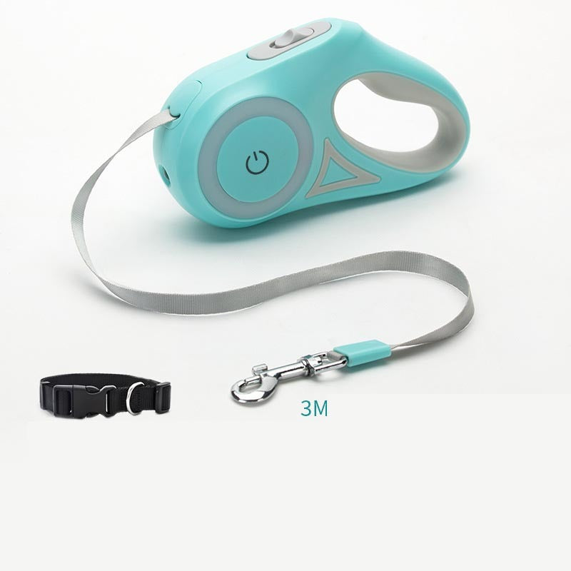 Dog Leash Retractable Leash Collar