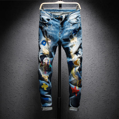 Embroidered Jeans