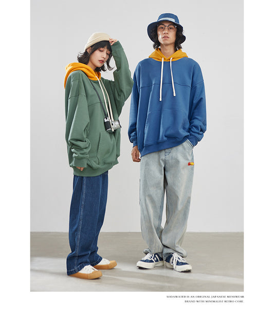 Colorblock Patch Sweatshirt