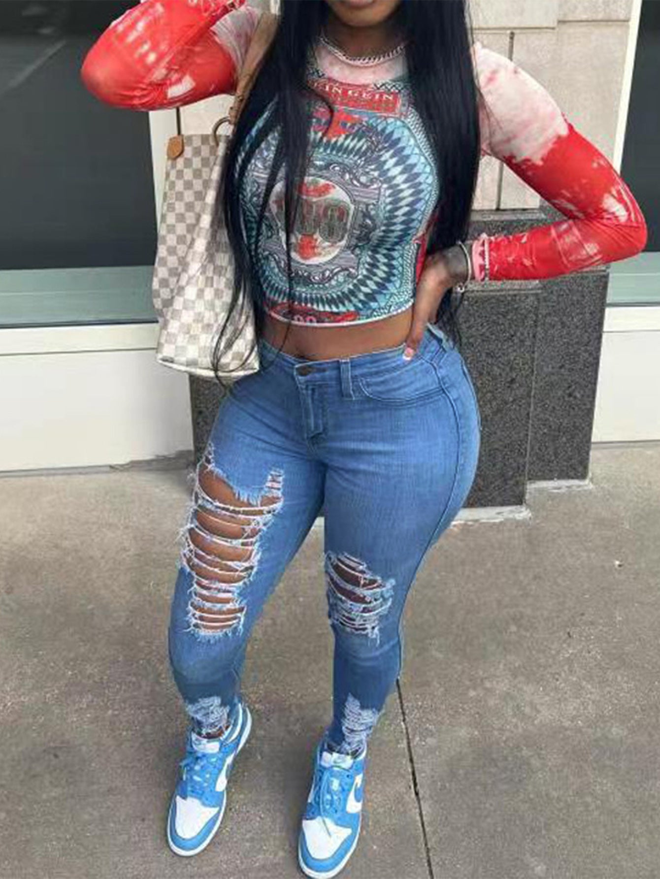 Denim Skinny Pants