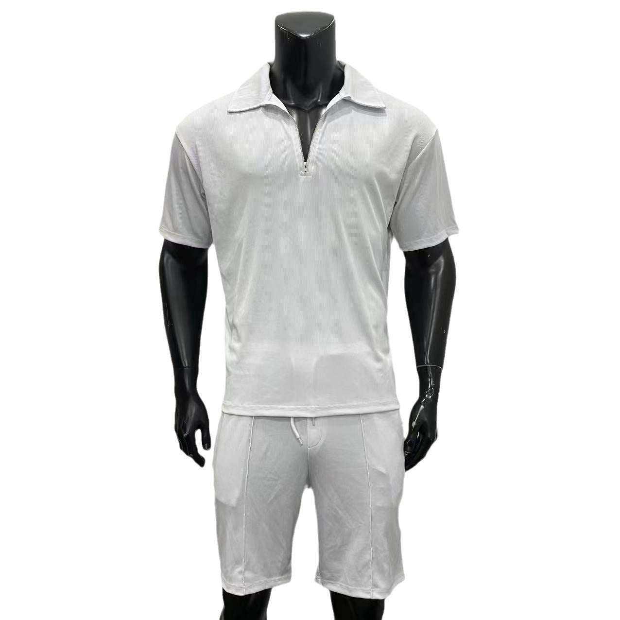 Zipper Polo's SetCOUPLE MATCHING HOODIESROBS FASHIONSWEAR 114'SROBS FASHIONSWEAR 114’SZipper Polo's Set