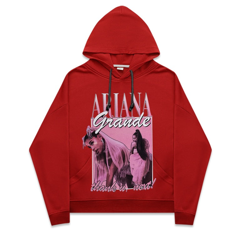 Ariana grande's stylish hoodie