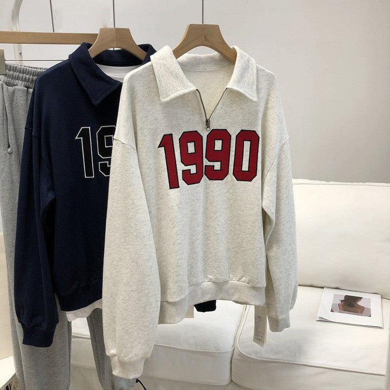 Lapel Sweatshirt
