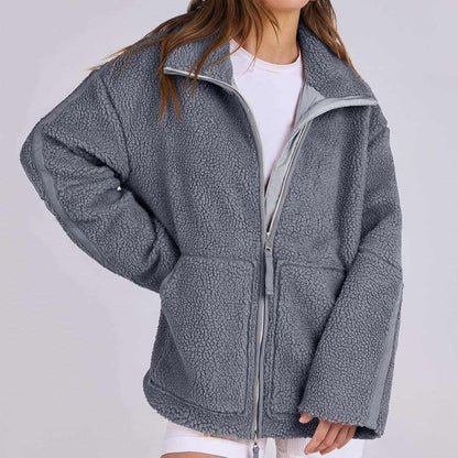 Winter Lapel Zip-up CoatCOUPLE MATCHING HOODIESROBS FASHIONSWEAR 114'SROBS FASHIONSWEAR 114’SWinter Lapel Zip-up Coat