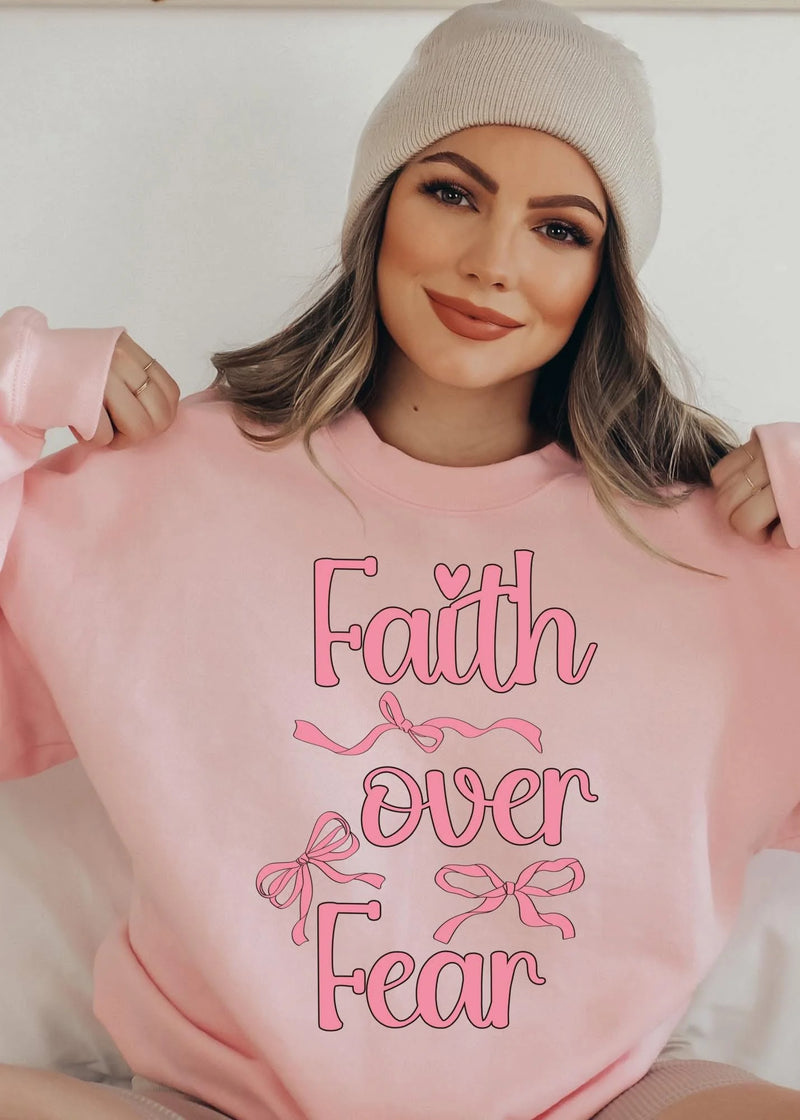 Faith Over Fear Christian Hoodie