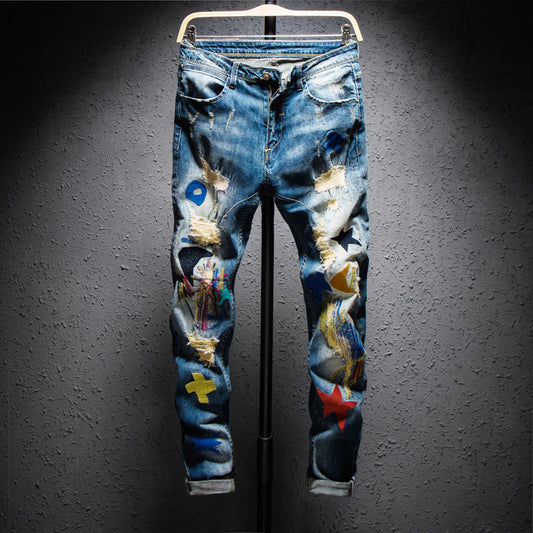Embroidered Jeans
