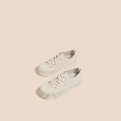 White Leather Sneakers 114