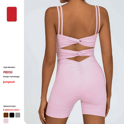 Cross One-piece Shorts