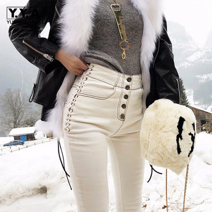 Versatile white jeans