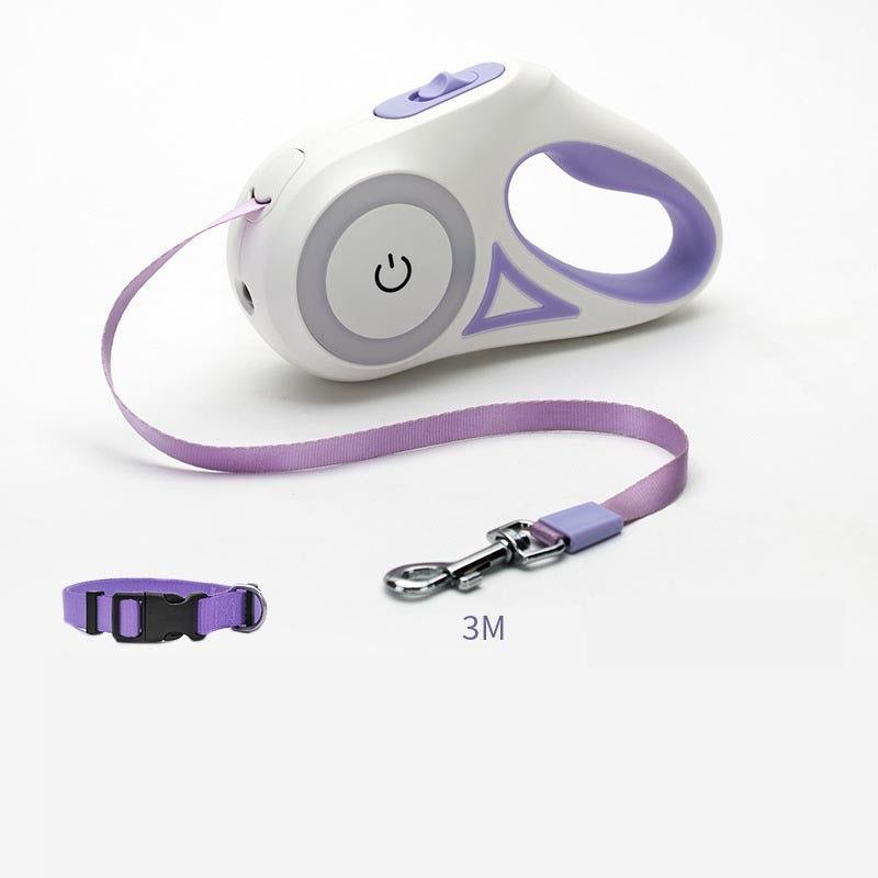 Dog Leash Retractable Leash Collar