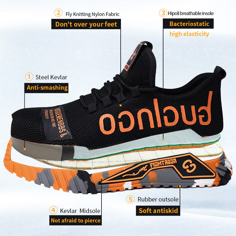 Print Puncture Proof Sneakers