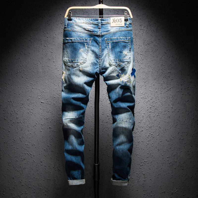 Embroidered Jeans