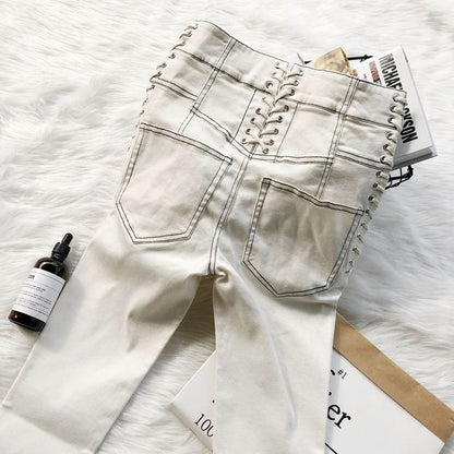 Versatile white jeans