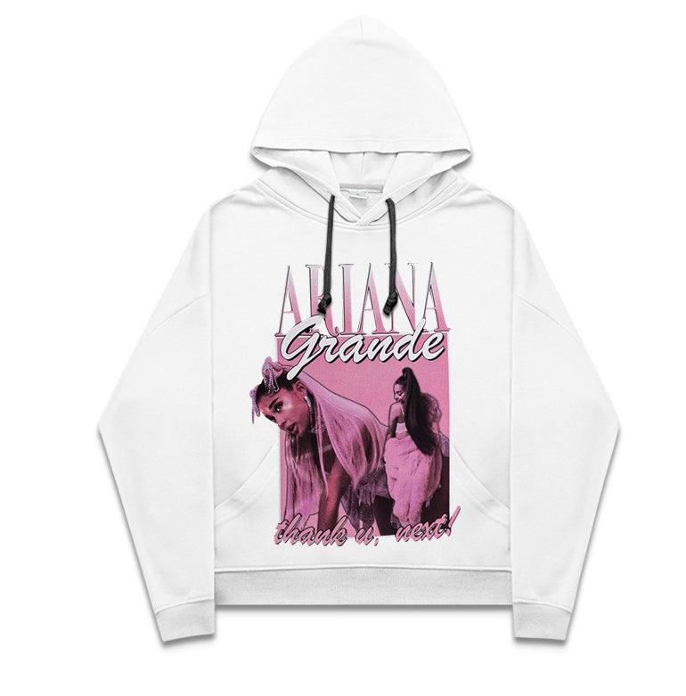 Ariana grande's stylish hoodie