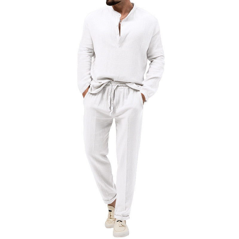 Color Casual T-shirt Suit