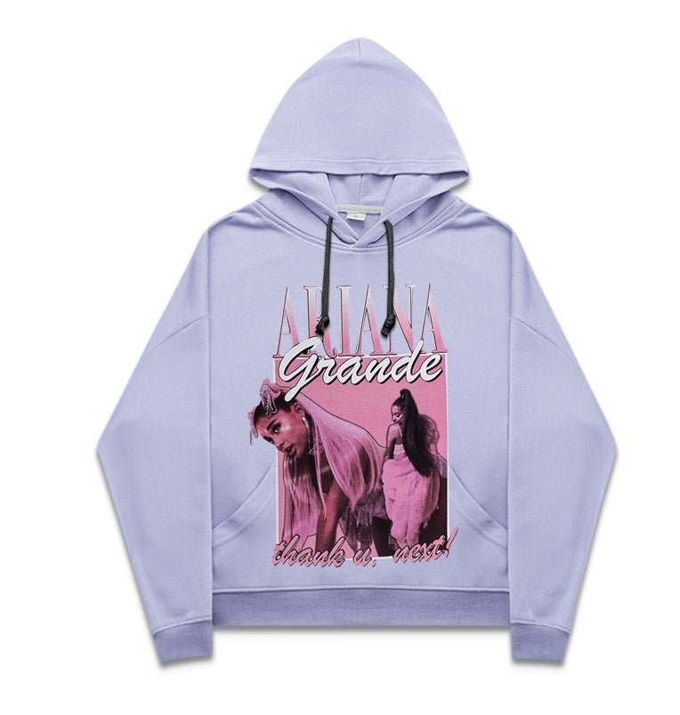Ariana grande's stylish hoodie