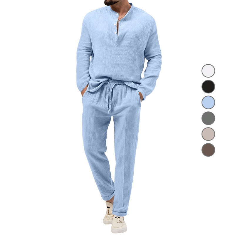Color Casual T-shirt Suit