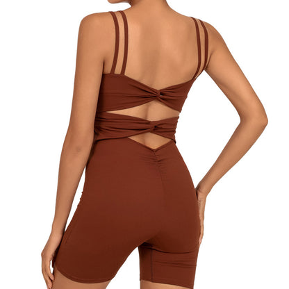 Cross One-piece Shorts