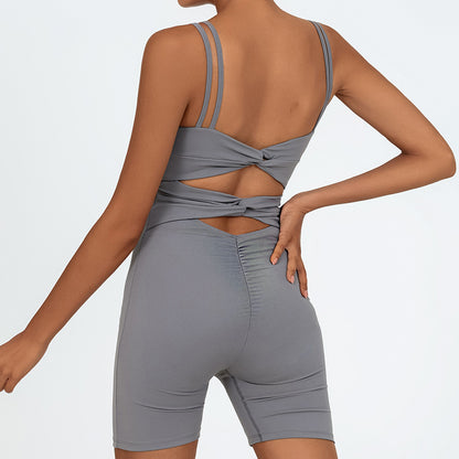 Cross One-piece Shorts
