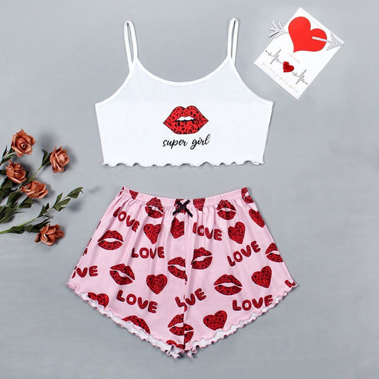 Thin Women's Pajamas Suit