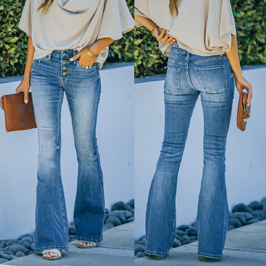 Street Style Denim Pants