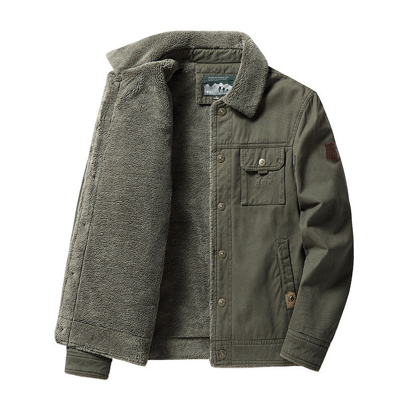 Fashion Polo Collar Jacket