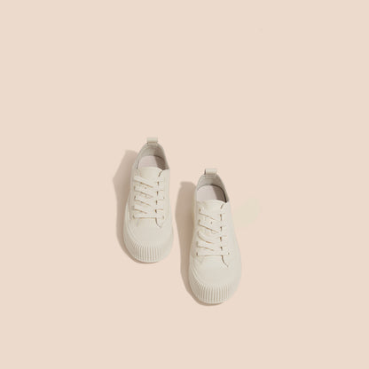 White Leather Sneakers 114