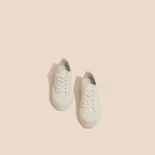 White Leather Sneakers 114