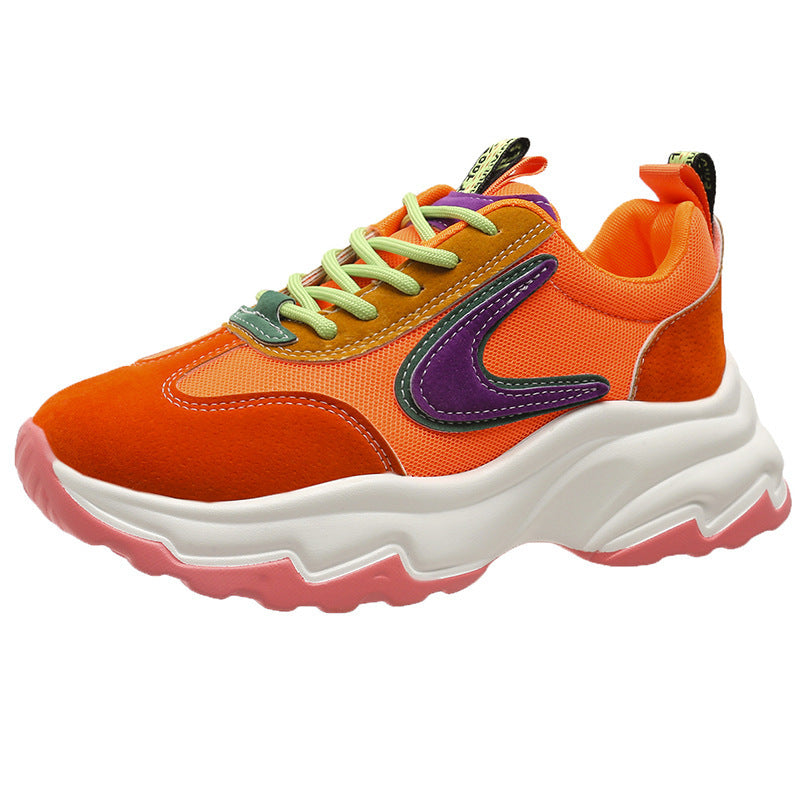 Color Lace Sneakers