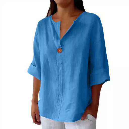 Fashion Button Tops