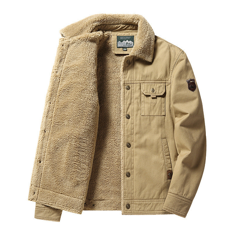 Fashion Polo Collar Jacket