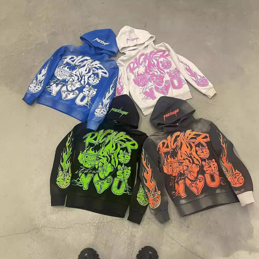 Y2Kstreetwear High Hoodie