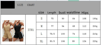 V-neck Halter Jumpsuit