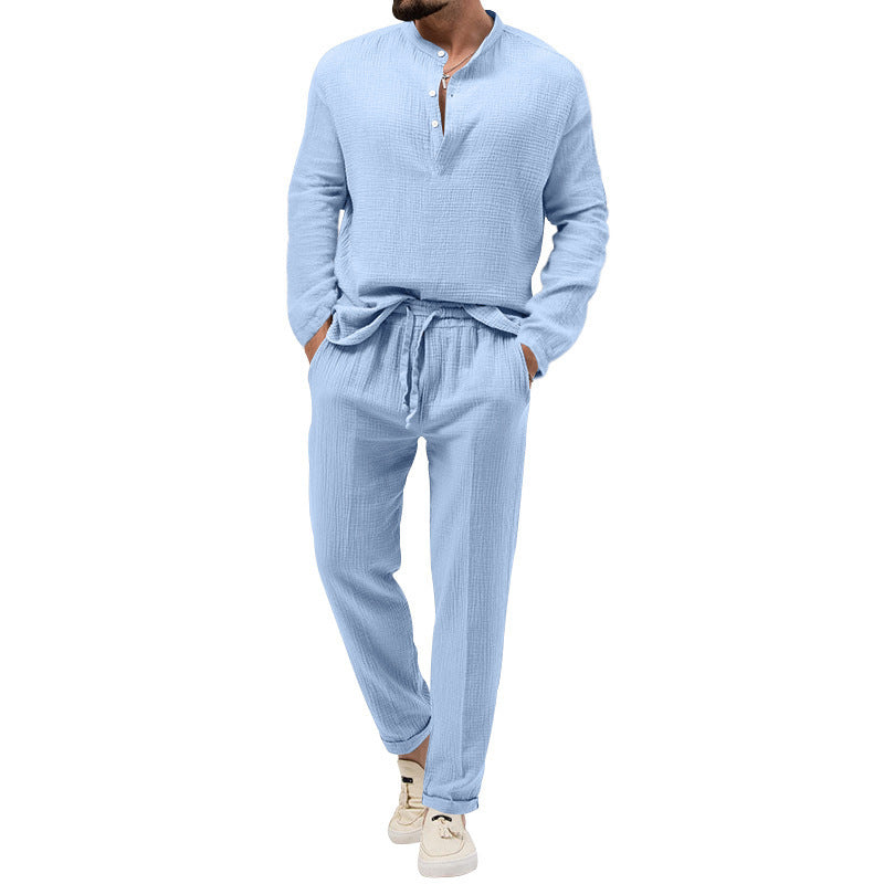 Color Casual T-shirt Suit