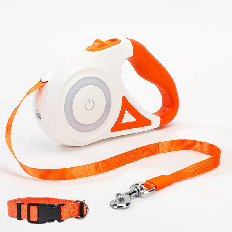 Dog Leash Retractable Leash Collar