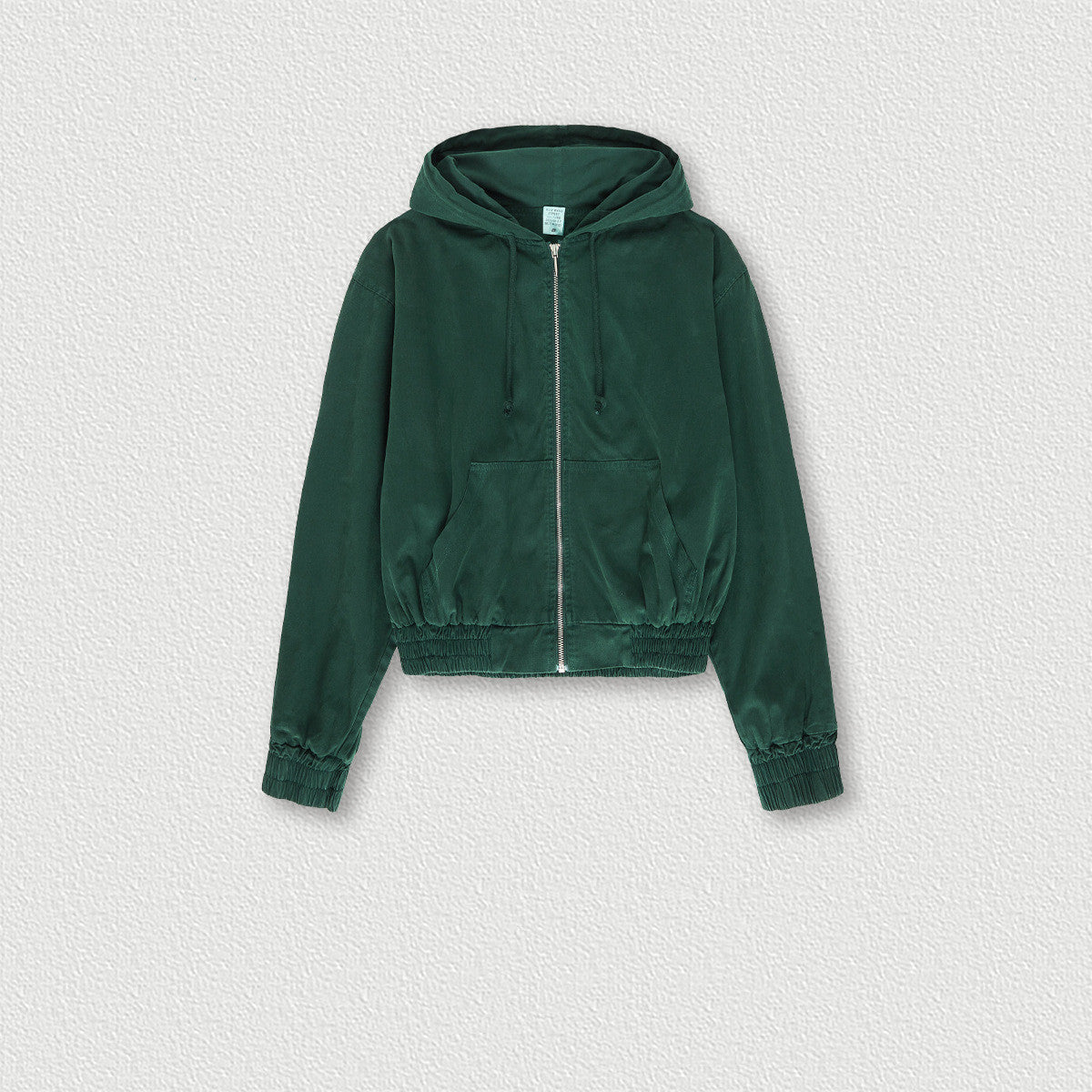 Distressed Zip Hoodie